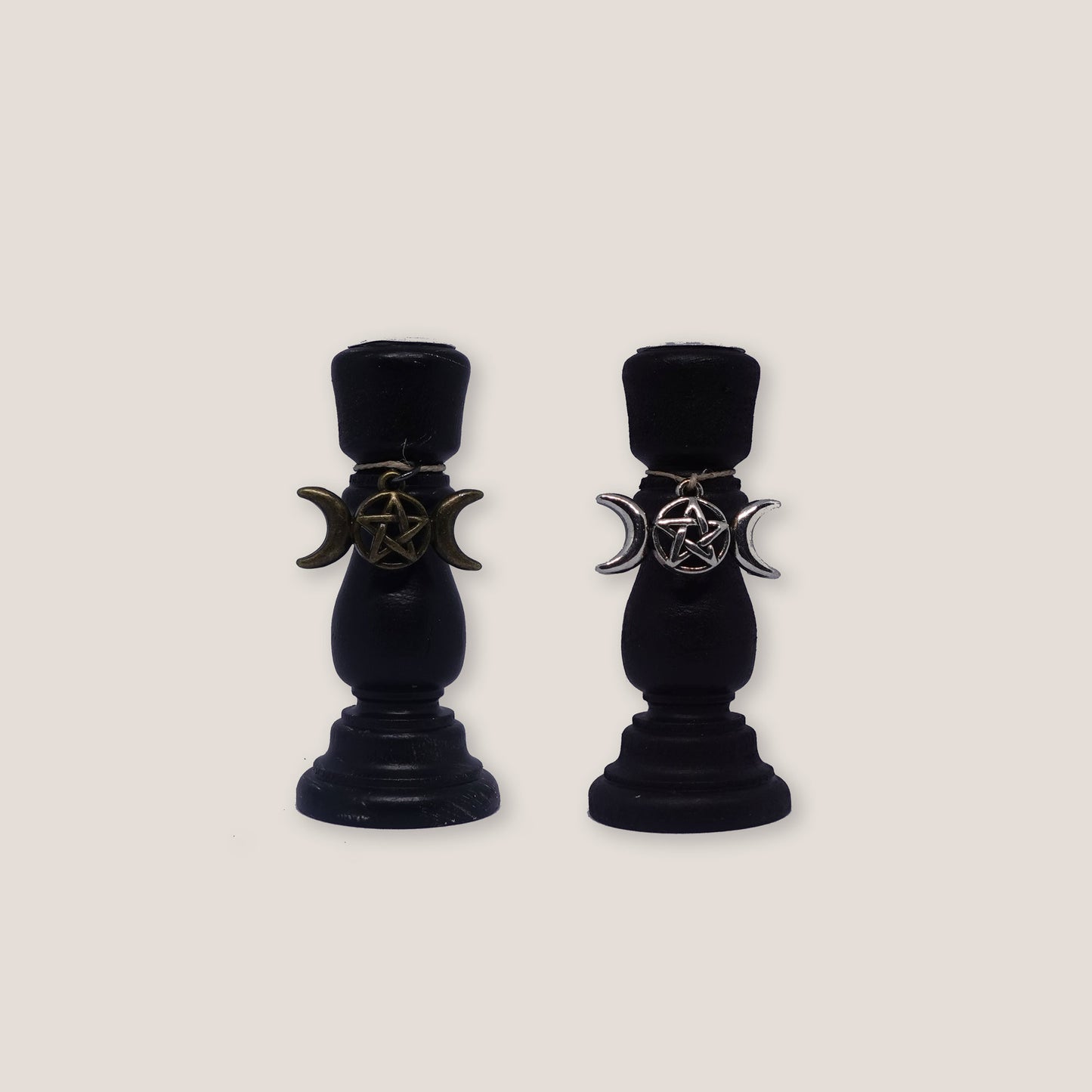 Wooden Chime Candle Holder