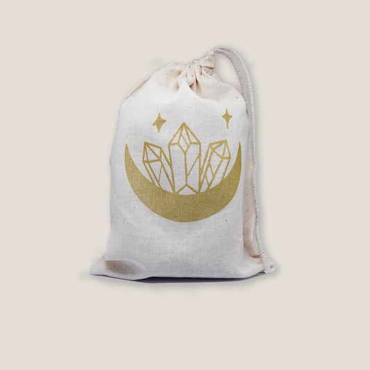 Crystal Pouch on White